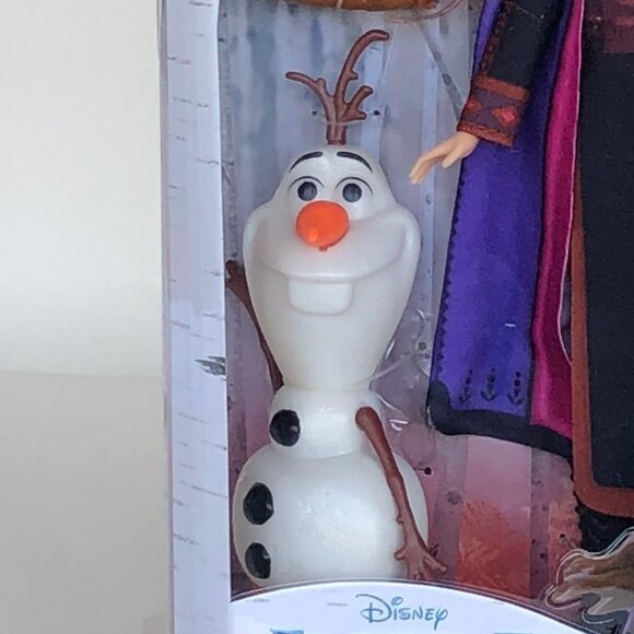 New in Box-Hasbro Disney Frozen Anna Doll with Buildable Olaf Figure & Backpack - Picture 8 of 15
